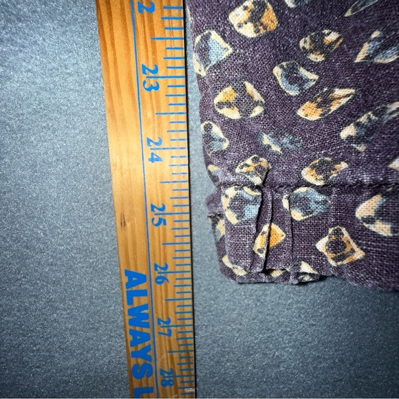 Anthropologie Linen Utility Jogger Multi Fall Color Patterned Joggers Boho Small - Picture 12 of 16